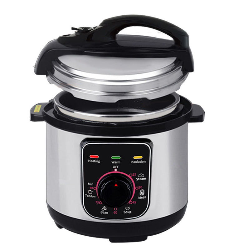 China Factory Production 5Qt 6Qt 8Qt 10Qt Stainless Steel Electric High Pressure Multi Function Cooker