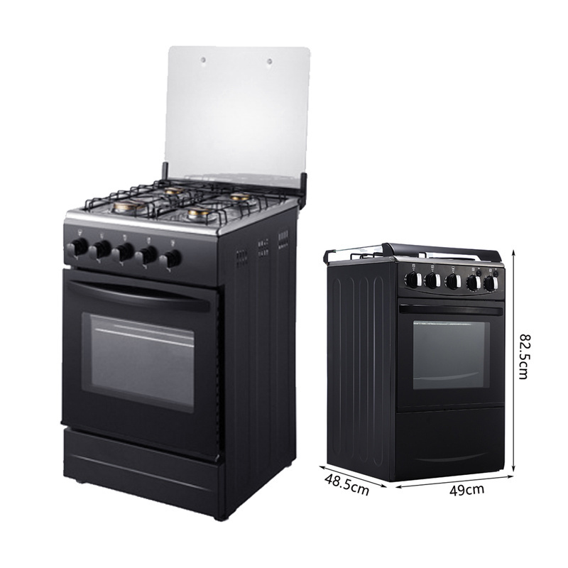 Factory Direct Sales Smart Household Appliance Standing Kitchen Cooking Multi-Purpos 4 Burner Gas Stove With Oven And Grill