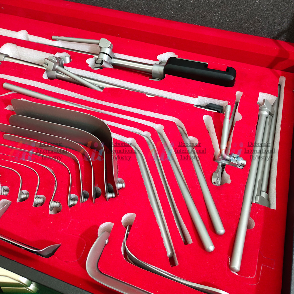 Thompson Retractor Complete Set Stainless Steel Thompson Surgical Orthopedic Instruments Abdominal Surgery Retractor Set CE ISO