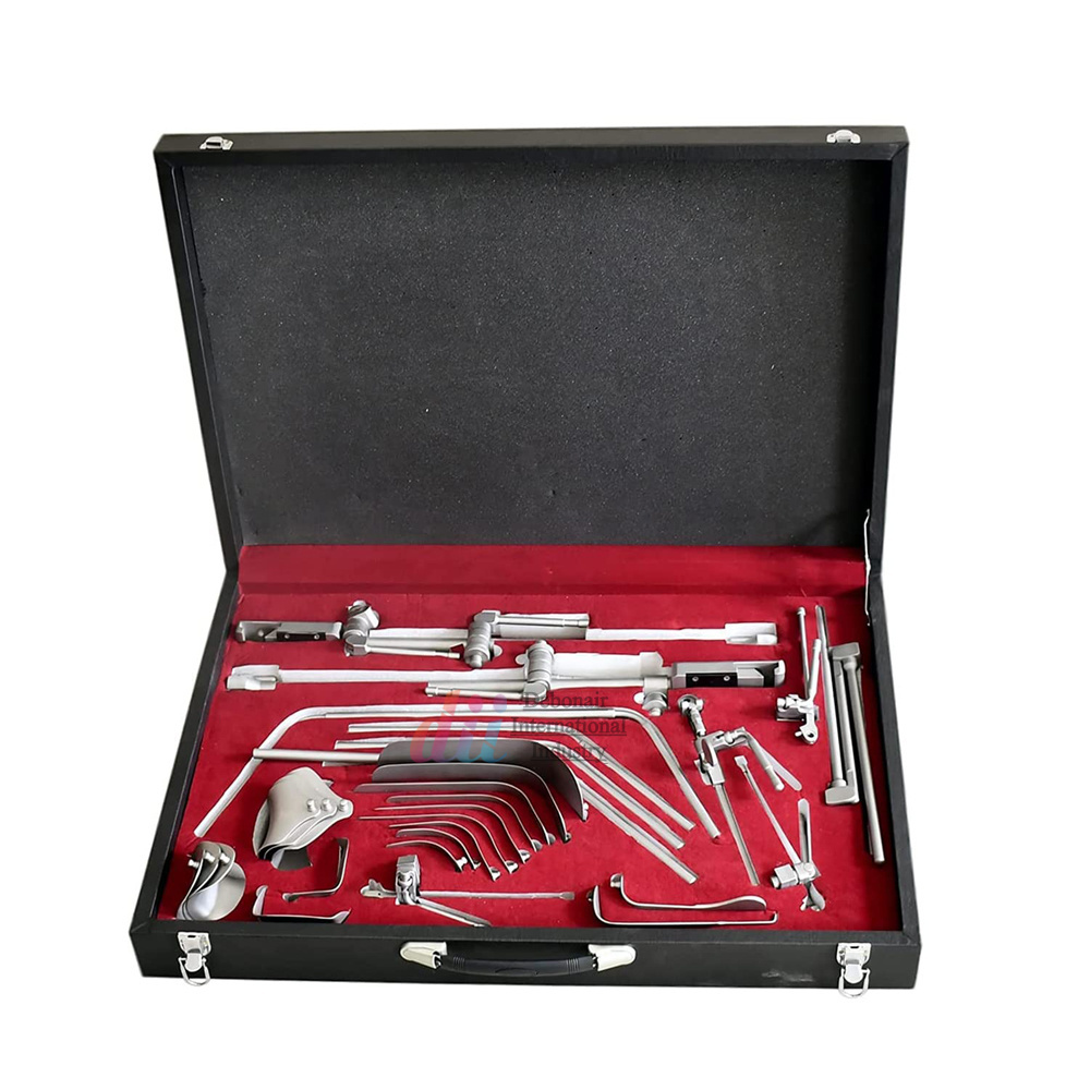 Thompson Retractor Complete Set Stainless Steel Thompson Surgical Orthopedic Instruments Abdominal Surgery Retractor Set CE ISO