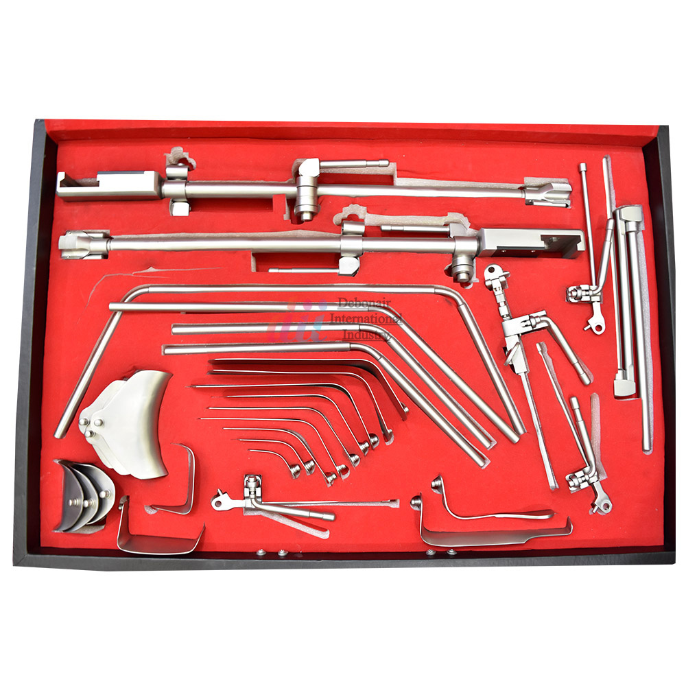 Thompson Retractor Complete Set Stainless Steel Thompson Surgical Orthopedic Instruments Abdominal Surgery Retractor Set CE ISO