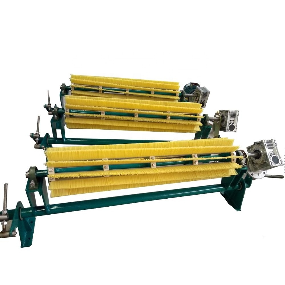 Cleaning conveyor belt roller rotary belt brush cleaner belt conveyor