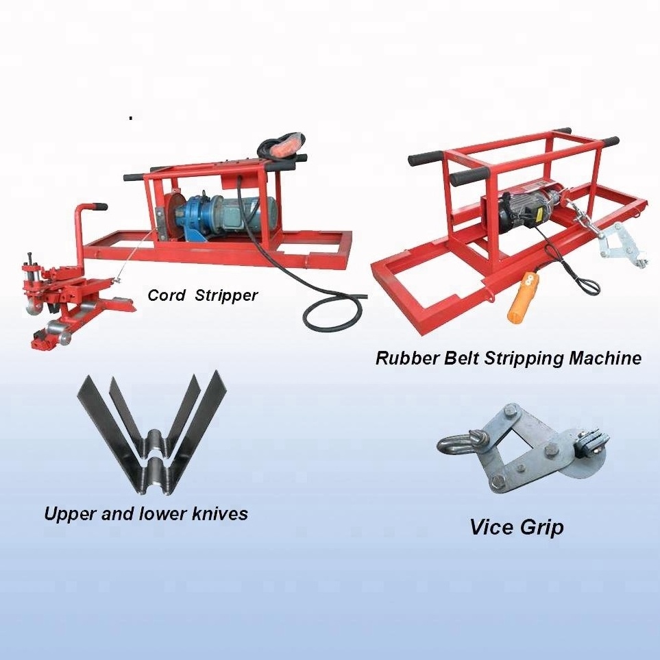 conveyor belt splicing tools Steel Cord Conveyor Belt Vice Grip Rubber Stripping Machine