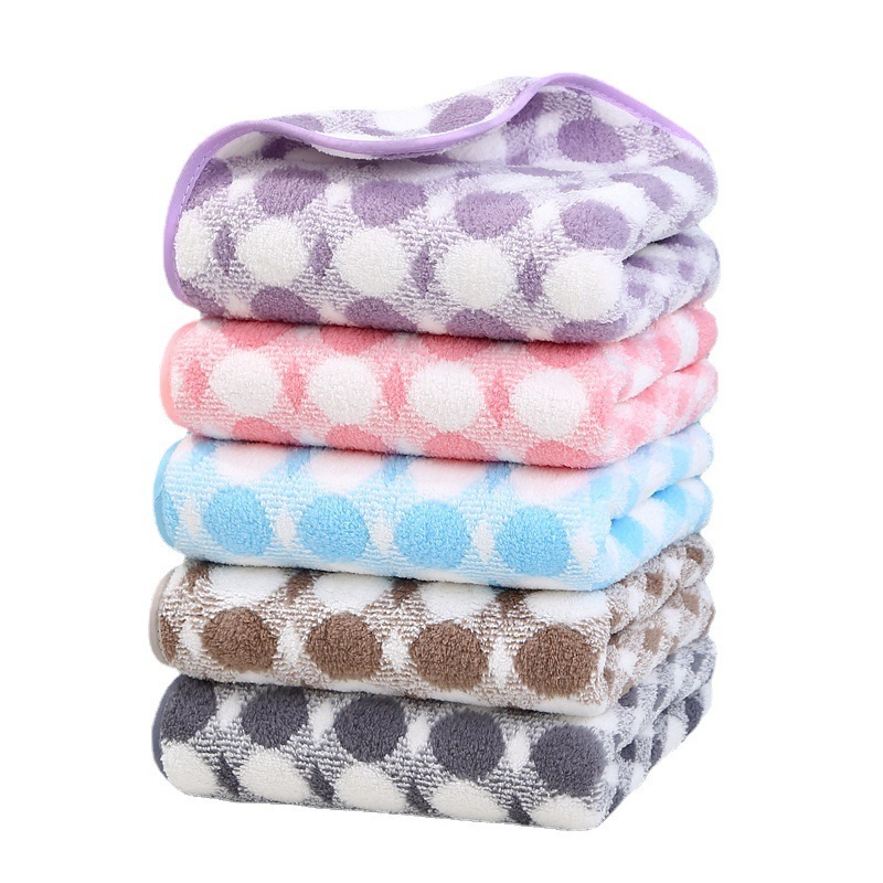 Bath Towel Coral Fleece Microfiber Striped Adult Household Textiles