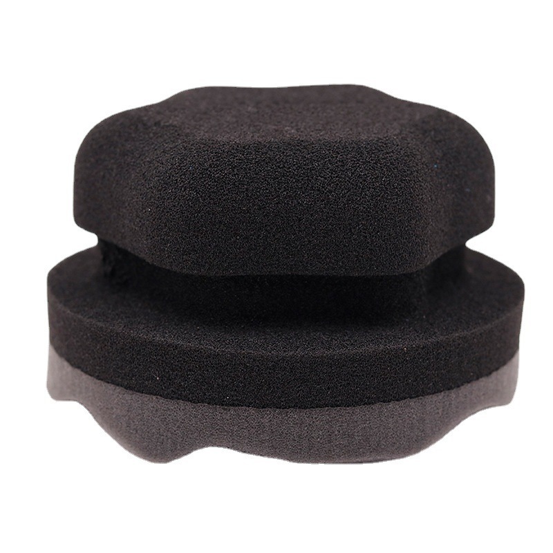 Car Wash Sponge Tyre Dressing Applicator Tire Shine Applicator Pads Dressing Car Detailing Foam Sponge