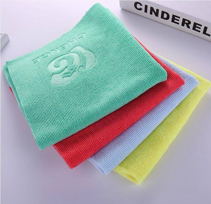 china products manufacturers wholesale red microfiber cloth car cleaning towel ultra absorbancy microfiber clothes 4040