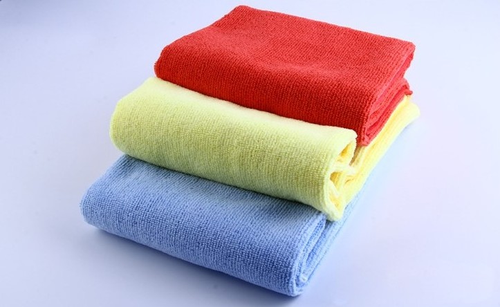 china products manufacturers wholesale red microfiber cloth car cleaning towel ultra absorbancy microfiber clothes 4040