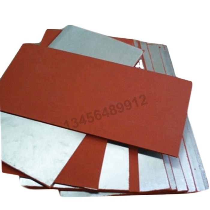 Hot stamping silicone rubber sheet maker silica gel plate with aluminum layer