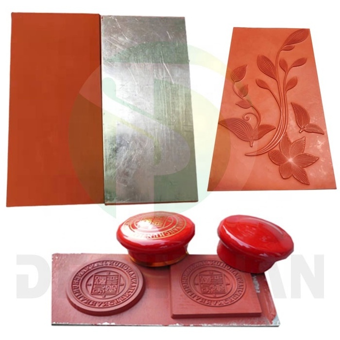 High temperature resistant hot stamping plate pad silicone rubber sheet for hot stamping machine