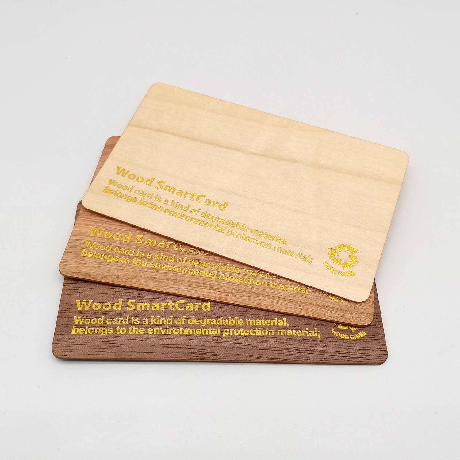 Custom Printing wood NFC card wooden NFC business card with NFC 213 215 216 chip