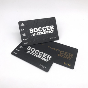 Plastic member card with embossing card  number