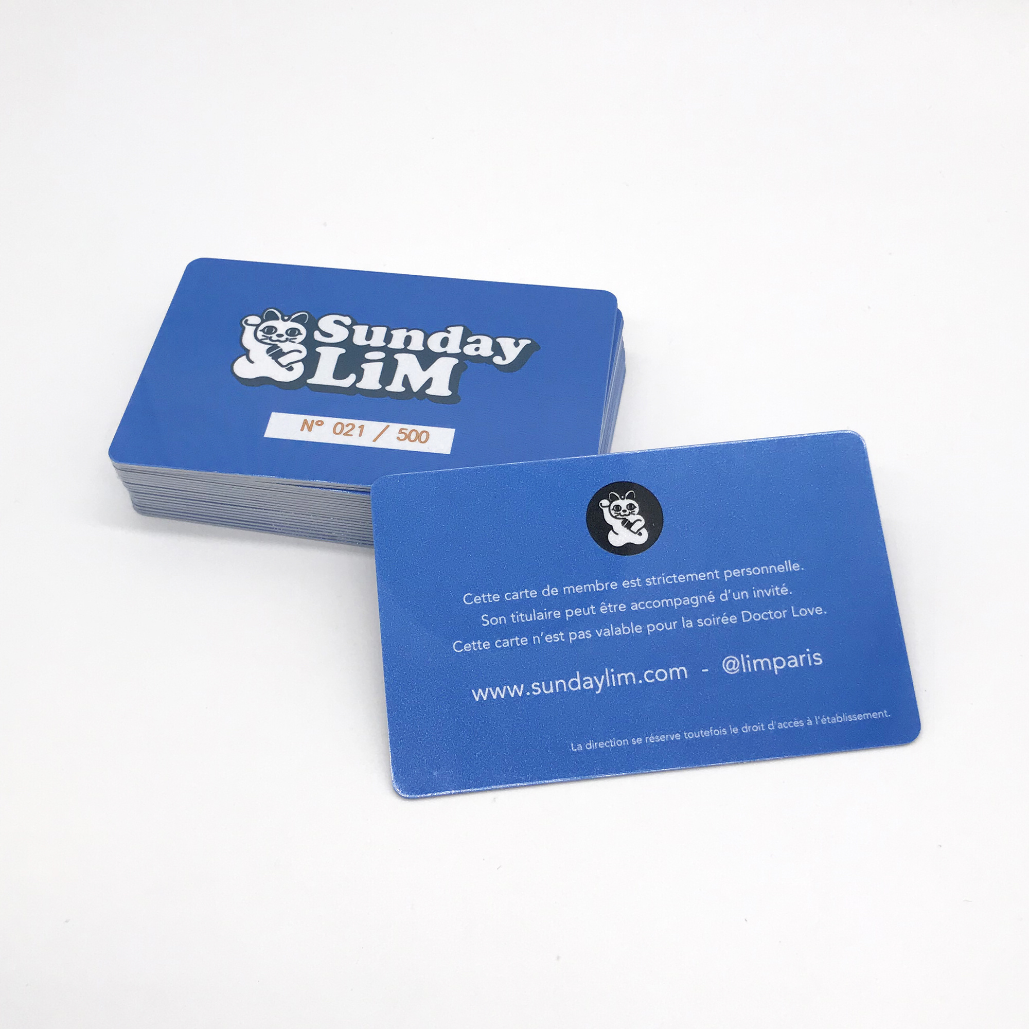 Customized Plastic Loyalty gift card with numbers