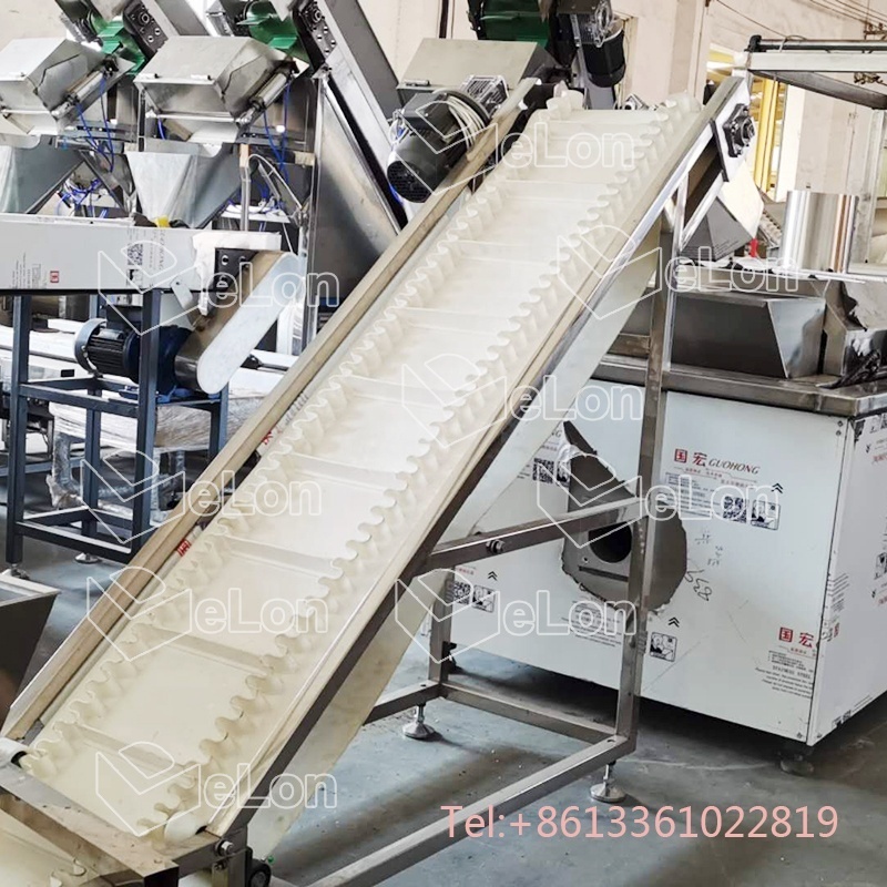 Frying crispy 3d corn bugles pellets fried chips snacks food machine production line bugles making extruder machine