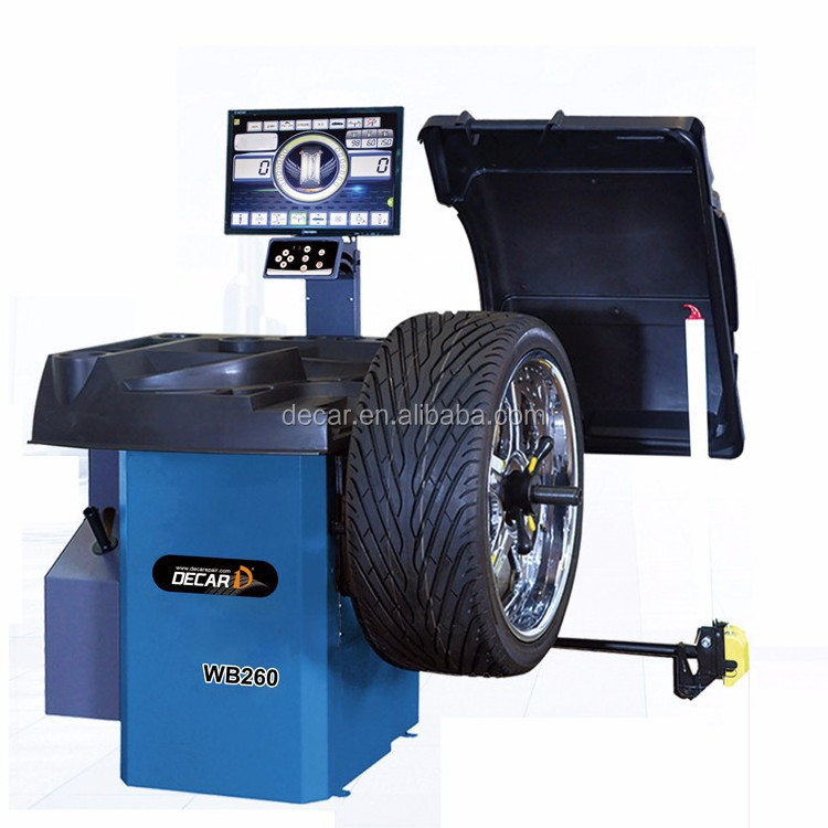 Decar China used car wheel balancing machine price for auto workshop equipment WB260