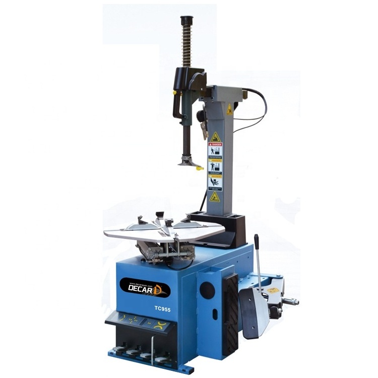 Pneumatic tilt-back tyre changer tire changer