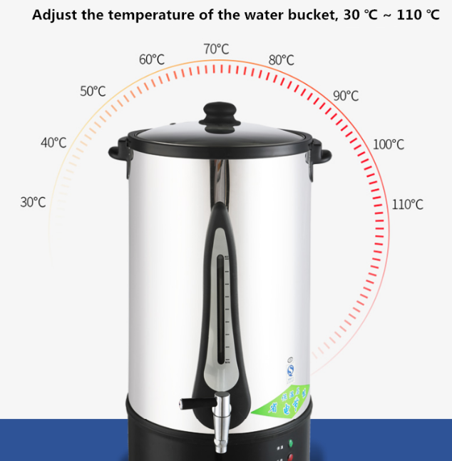 good quality commercial use electric water tea kettle coffee urn thickness kepp warm stainless steel heating water boiler