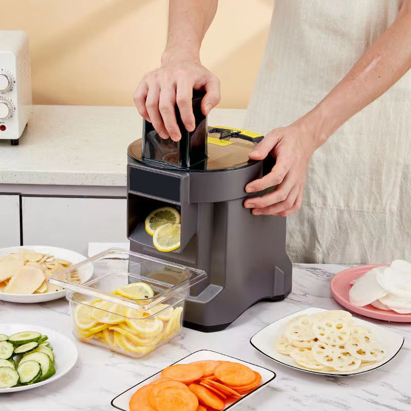 OEM professional Household smart Food Processor salad maker electric  stainless steel  vegetable slicer dicing machine