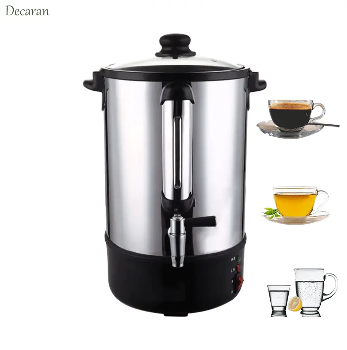 good quality commercial use electric water tea kettle coffee urn thickness kepp warm stainless steel heating water boiler