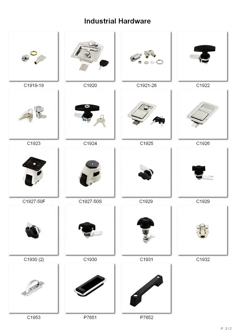 Zinc die cast quarter 1/4 turn wing knob 90 degree tubular cam lock