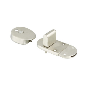 Stainless Steel Indication door bolt lock toilet partition cubicle door lock