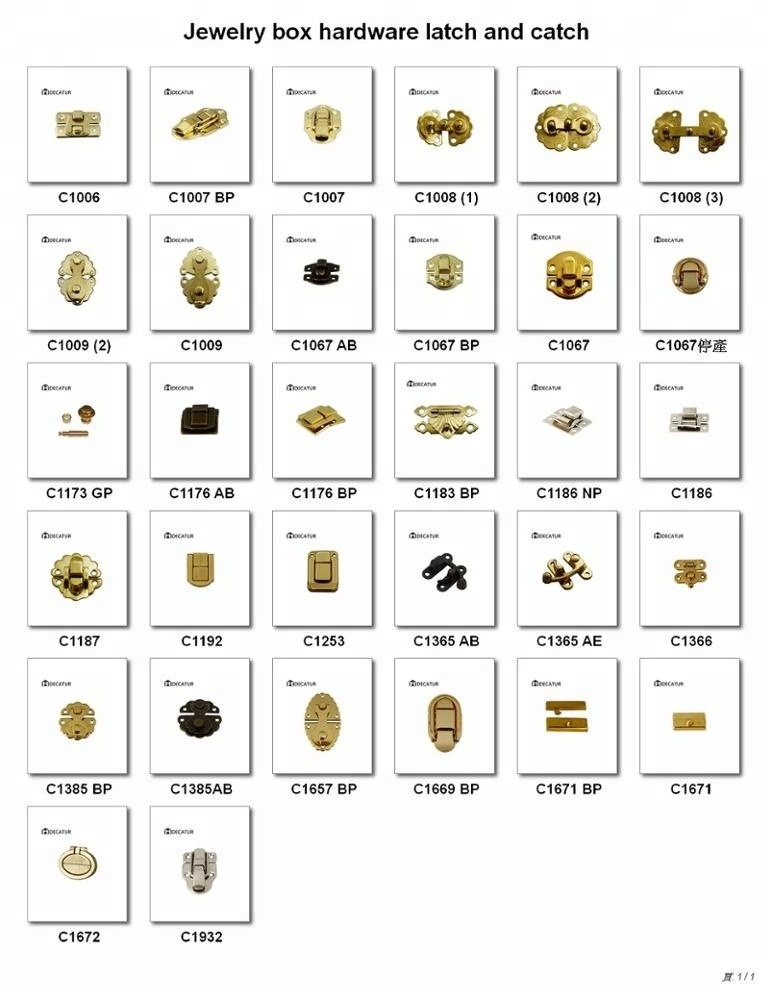 Zinc Die Cast Slide Catch for Small Box | Bestsuppliers.com