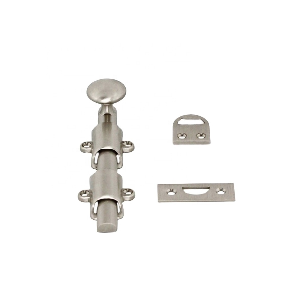 Solid brass surface mounted door bolts sliding blot lock