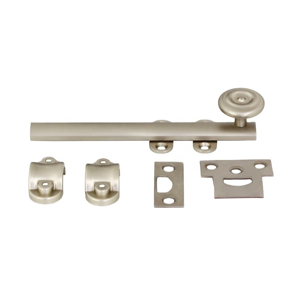 Solid brass surface mounted door bolts sliding blot lock