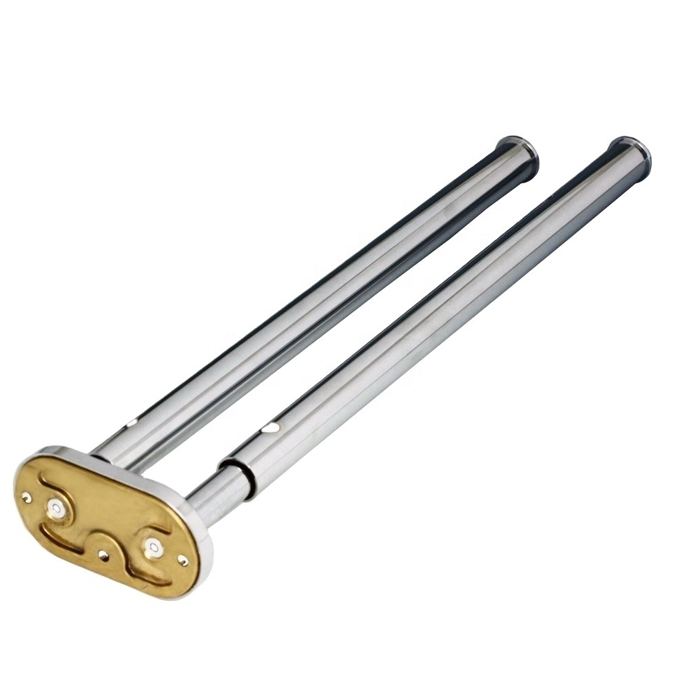 Aluminum wardrobe hanging accessory pull out valet rod.