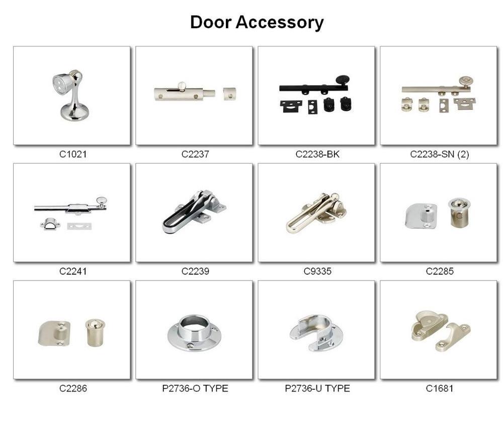 Aluminium Security Surface Door Dutch Door Bolt