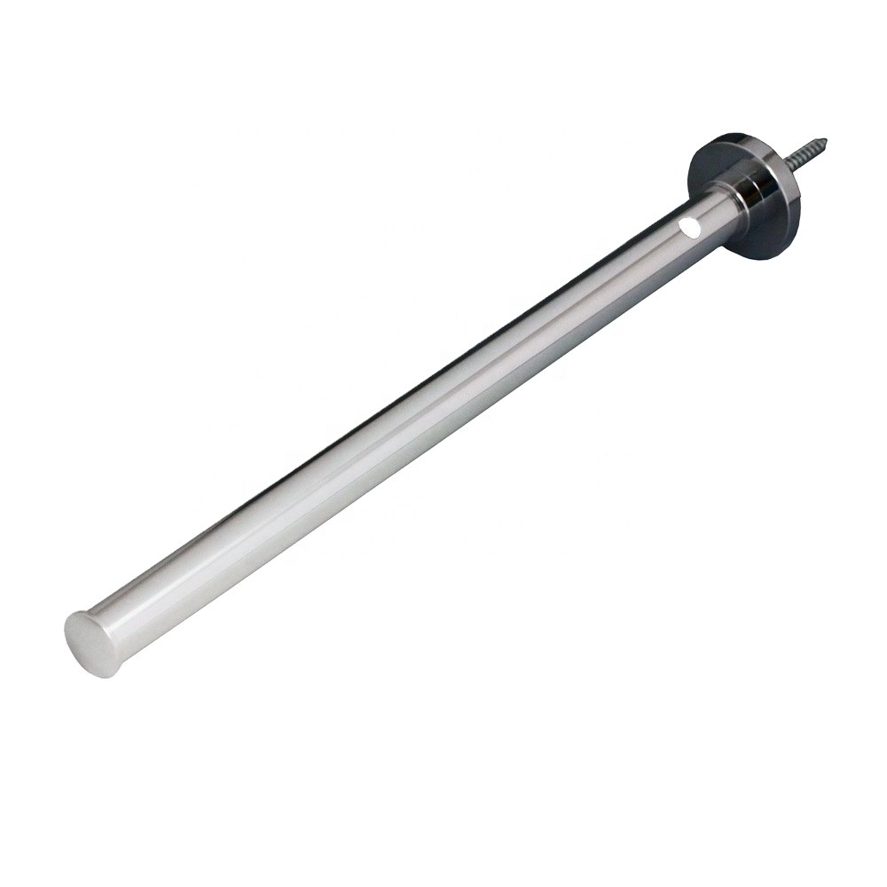 Aluminum wardrobe accessory pull out valet rod.