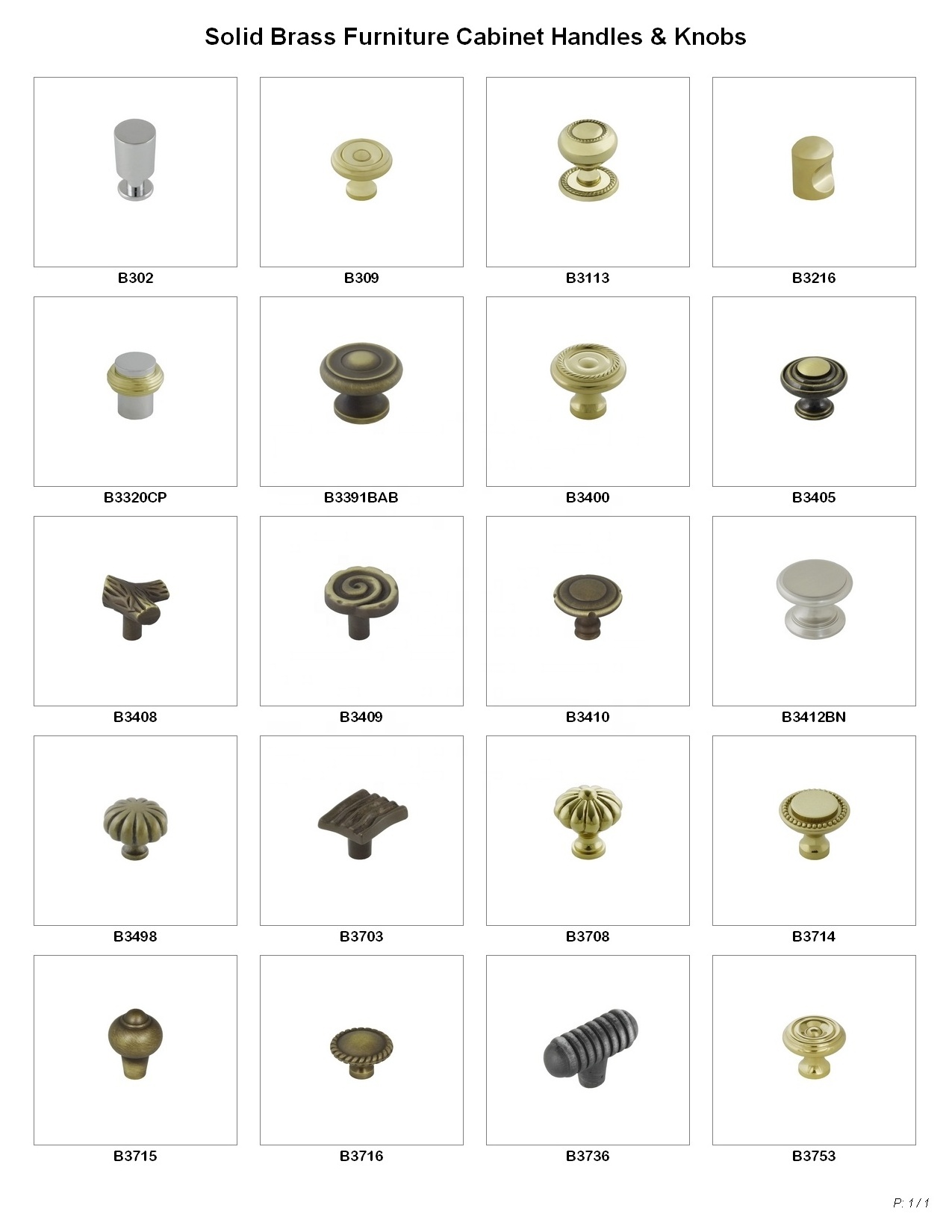 Solid Brass Furniture hardware cabinet drawer cup pull