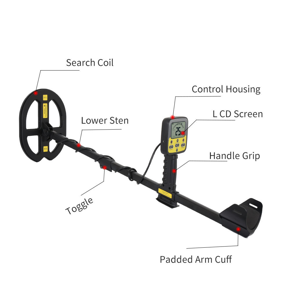 Best Hand Held Gold Finder Long Range Deep Target Waterproof Underground Gold and Silver Search Coil Metal Detector