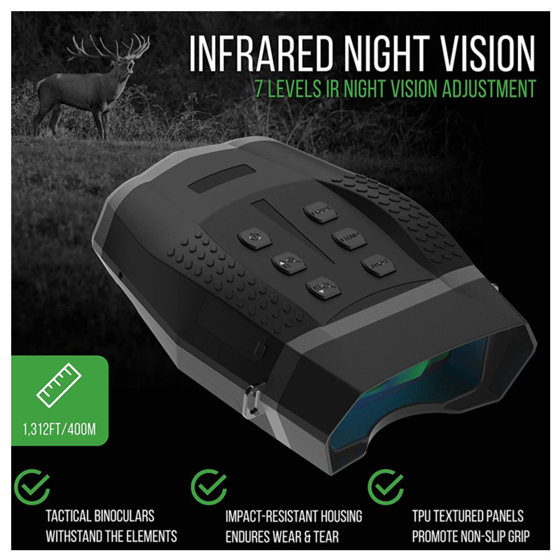 NV5100 long range night vision binoculars widescreen night vision binocular visor IR distance 600 in dark