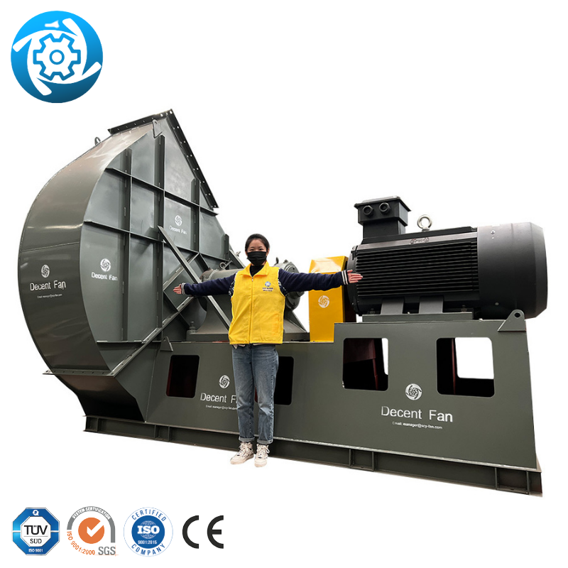 China Wood Bark Hammer Mill crusher machine for biomass sawdust straw centrifugal fan blower