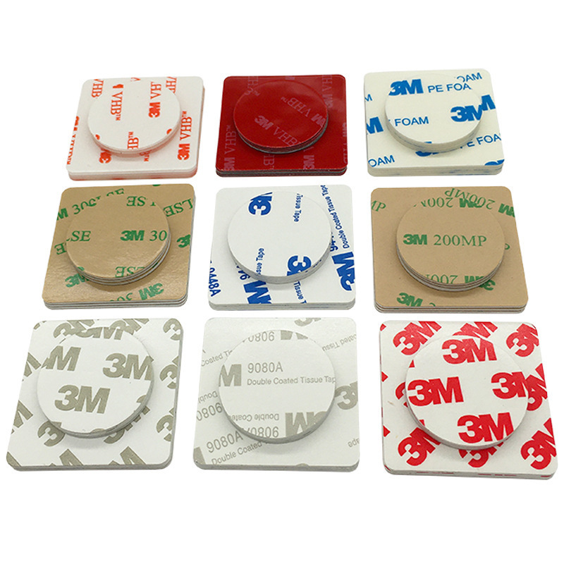 Free sample OEM ODM Circle Round 3M Double Sided Tape Non Adhesive Stickers For Wax Seal Stamp