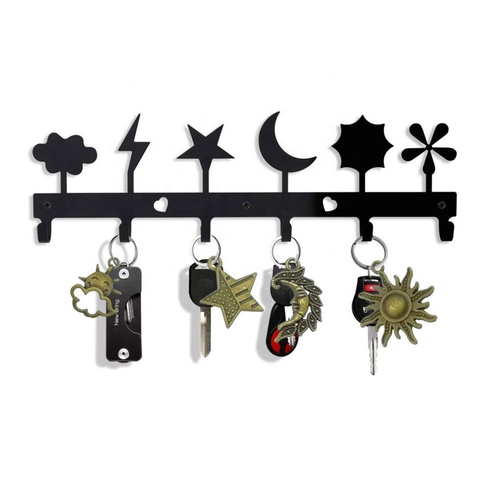 Metal Wall Mount Decorative Key Holder Hook Key Hanger Towel Hook Purse Hanger