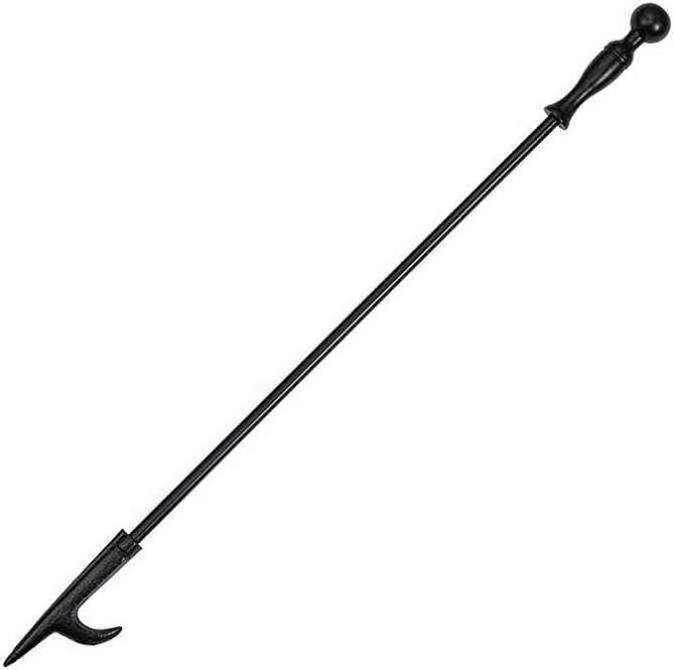 New Campfire Fireplace Fire Poker Tool Extra Long 26inch  Black Fireplace Poker