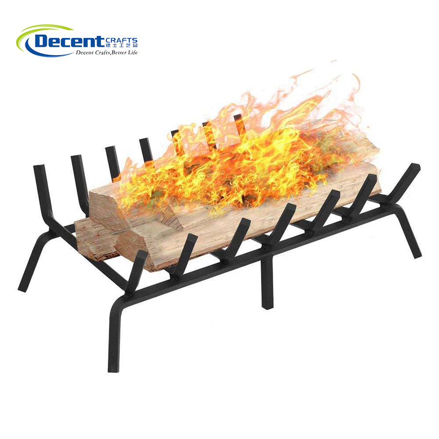 Fireplace Accessories Stove Grate Bar Firewood Fireplace Log Grate For Logs Fire Grate Burning Rack Holder