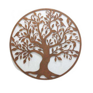 Vintage Metal Life Tree Wall Decoration Holiday Gifts ornaments Modern Design Home Wall Hanging Decor