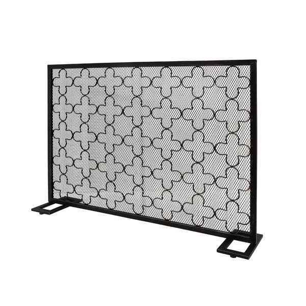 Modern Metal Fireplace Fireside Screen Fire Spark Guard Fireplace Fire Pit Screen