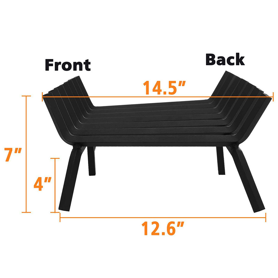 Fireplace Accessories Stove Grate Bar Firewood Fireplace Log Grate For Logs Fire Grate Burning Rack Holder