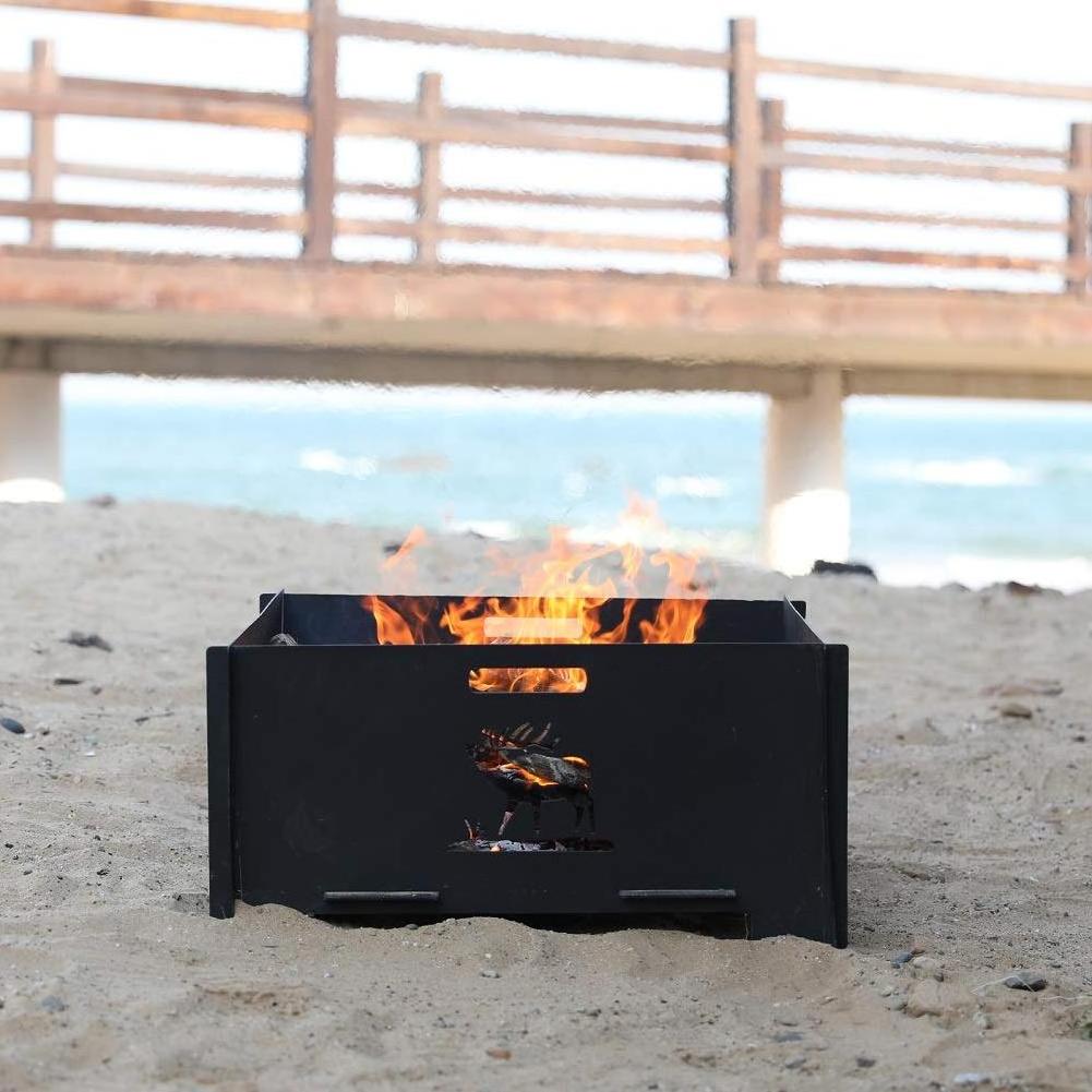 Mini Tabletop Portable Ethanol Fireplace Wholesale Iron Fire Pits