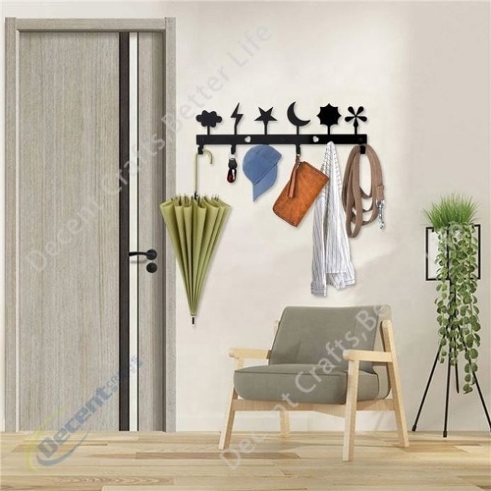 Metal Wall Mount Decorative Key Holder Hook Key Hanger Towel Hook Purse Hanger