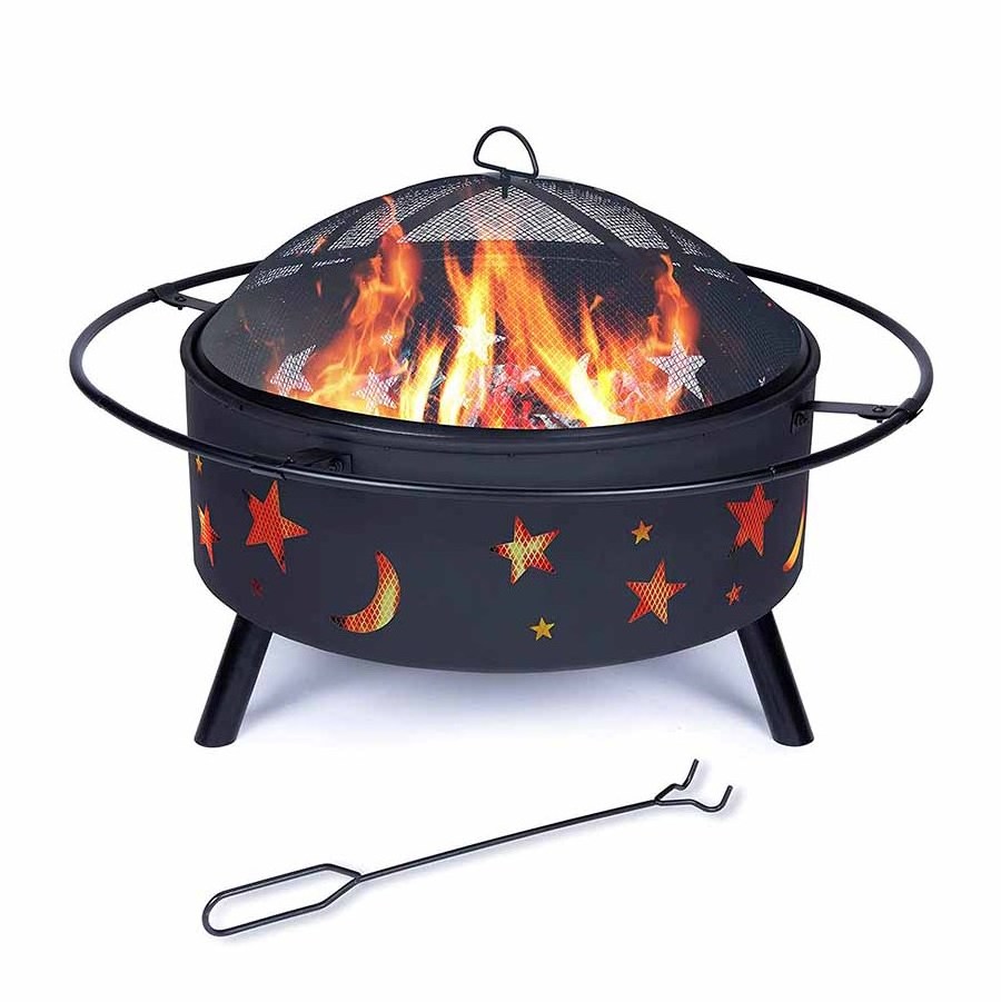 Outdoor Camping Portable Gas Fire Pit Wood Fire Pit Round Portable Fire Pits For Patio