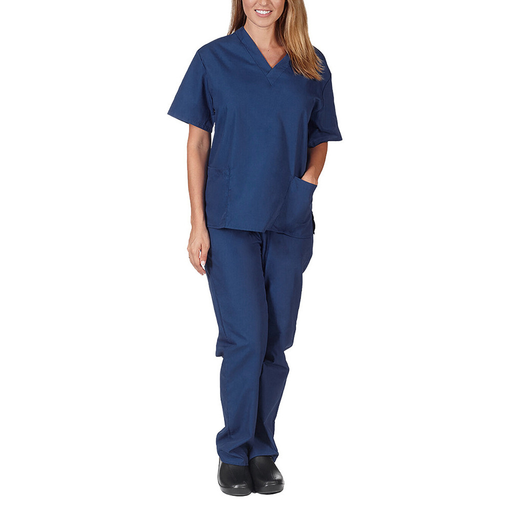 Short sleeve Green Medical Nursing Uniform scrub Sets Quick dry Medical Scrub Hospital dental Health uniform sets customized