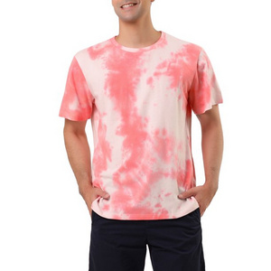 High Quality Men's tie dye t Shirts Custom logo Plus Size Men's tie dye T-shirts quick dry breathable tie dye t-shirts OEM