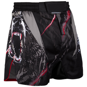 MMA fight short custom made polyester durable  mma shorts High Quality Training Fight Quick dry breathable mma shorts OEM