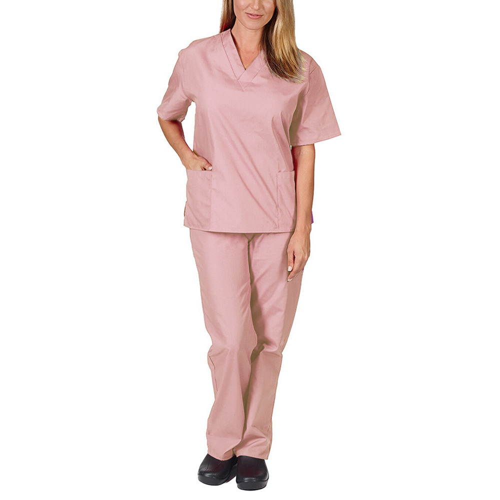 Short sleeve Green Medical Nursing Uniform scrub Sets Quick dry Medical Scrub Hospital dental Health uniform sets customized