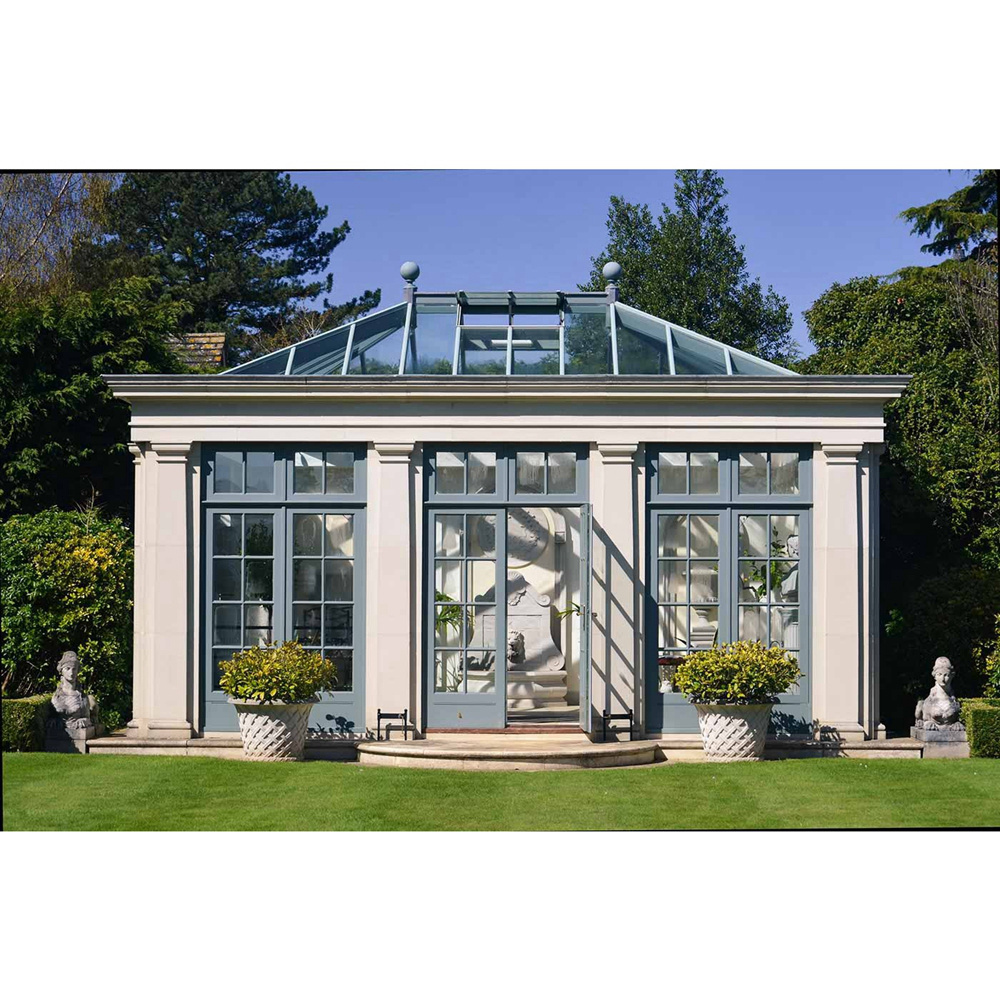 slant roof aluminum glass garden outdoor sun room price