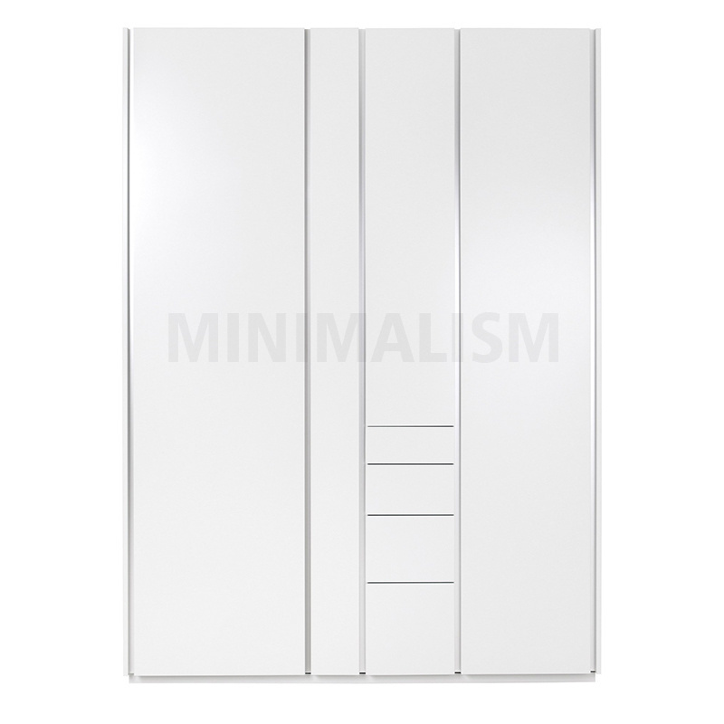 Multifunctional with sliding door portable pvc plastic minimalist wardrobe cabinet wood with wheels